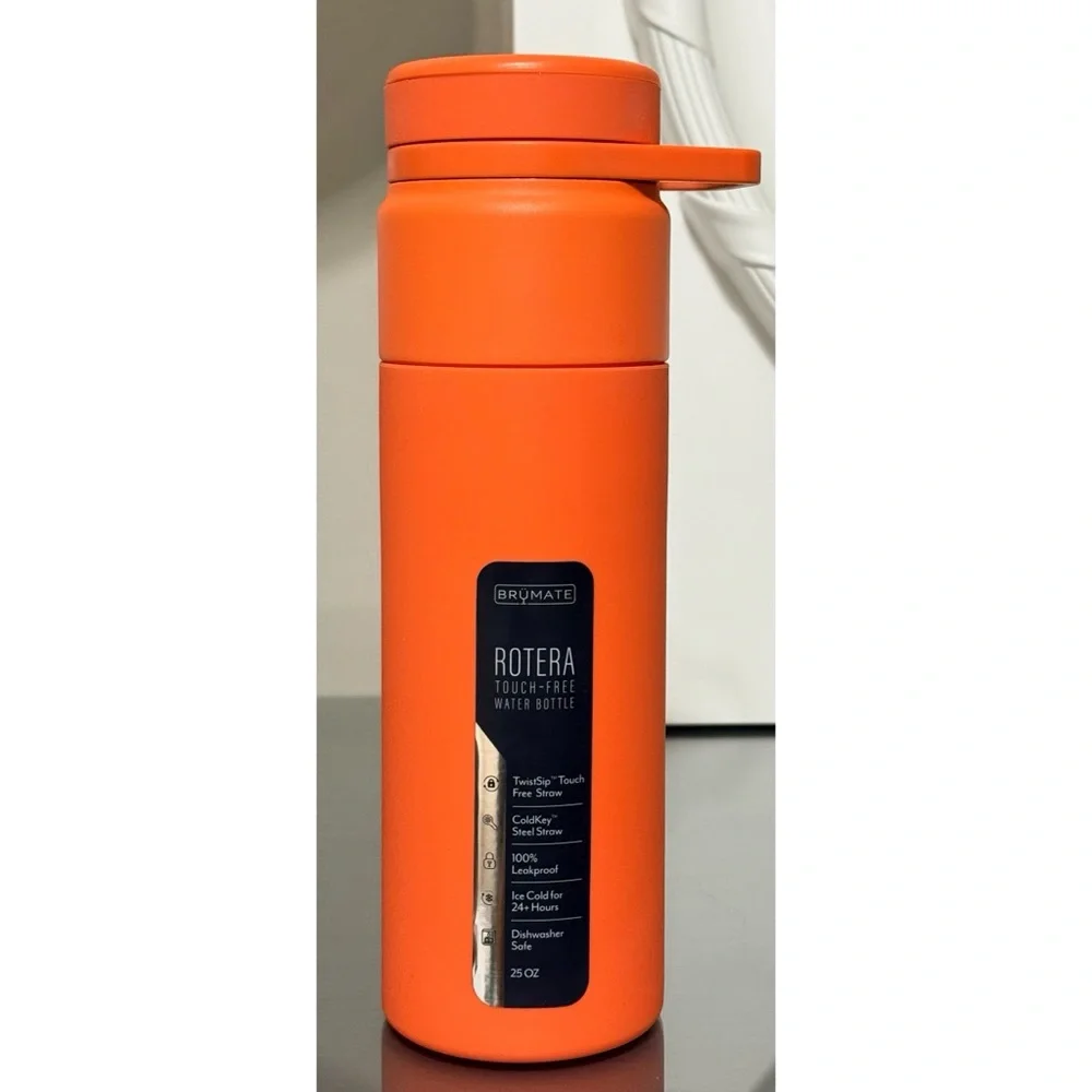 BruMate Rotera 25oz‎ Water Bottle, PAPAYA